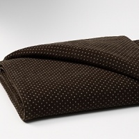 Pure finish enhances natural softness and comfort. Chenille dash blanket.