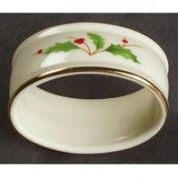 Lenox Holiday Napkin Rings Set of 4