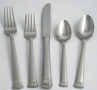 Lenox Eternal Frosted 5 Piece Place Setting Flatware