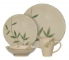 Gibson Leaf Expressions 16-Piece Reactive Stoneware Dinnerware Set