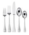 Get even more than you bargained for with the Surge flatware set. Service for eight boasts modern allure with a dramatic flair in polished stainless steel from Oneida.