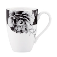 Lenox Moonlit Garden Mug, 16-Ounce, Black