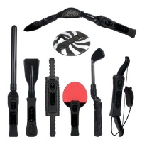 CTA Digital Wii Sports Resort 8-in-1 Sports Pack (Black)