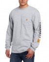 Carhartt Men's Big-Tall Impact Logo Long Sleeve Pocket T-Shirt