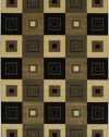 Couristan Everest Cubics New Khaki Area Rug 2'7x7'10