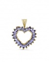 Effy Jewlery 14K Yellow Gold Tanzanite Heart Pendant, 1.92 TCW