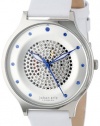 Johan Eric Women's JE1600-04-001 Orstead Round Stainless Steel Silver Sunray Dial Swarovski Crystal Watch