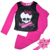 AME Monster High Girls Fleece 2 Piece Pajama Set, Color: Pink, Size: 6/6X, Age: 4/5 *Runs Small