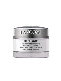 Anti-Wrinkle and Firming Treatment-Day & Night. Rediscover your skin's youthful strength, firmness and resilience. Thanks to a unique firming and anti-wrinkle effect that fortifies skin - making the skim plumper and smoother - this double performance treatment is proven to dramatically decrease the appearance of fine lines and wrinkles. The Result: Leaves your skin feeling lifted, firmer; smooth and supple. 1.7 oz. 