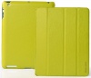 INVELLOP LIME GREEN Leatherette Case Cover for iPad 2 / iPad 3 / iPad 4 / The new iPad (Built-in magnet for sleep/wake feature)