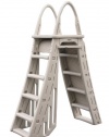 Confer Plastics A-Frame 7200 Above Ground Adjustable Pool Roll-Guard Safety Ladder