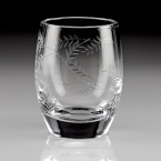 A very good robust tumbler for everyday of formal use. Handmade and hand engraved with the classical Wisteria design.