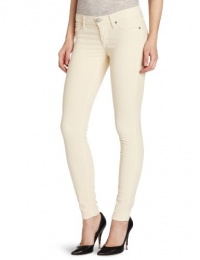 Hudson Women's Krista Velvet Skinny Jean, Bone, 25