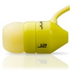 JBuds J2 Premium Hi-FI Noise Isolating Earbuds Style Headphones (Lambo Yellow)