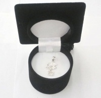 Sterling Silver Graduation Cap and Diploma Year 2013 Charm Pendant with Graduation Hat Box Included for Easy and Cute Gift Giving