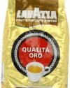 Lavazza Qualita Oro  Whole Bean Coffee, 8.8-Ounce Bags (Pack of 4)