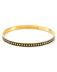 Why ramble? kate spade new york makes a chic statement with this engraved bangle.