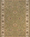 Area Rug 2x3 Rectangle Traditional Sage Color - Momeni Persian Garden Rug from RugPal