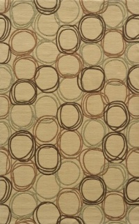 Area Rug 2x8 Runner Contemporary Gold Color - Momeni Elements Rug from RugPal