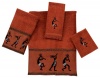 Avanti Kokopelli 4-Piece Towel Set, Copper