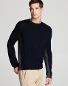 An essential crewneck sweater to get you through the cold weather months, in a classic color, from Vince.