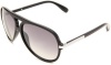 Marc by Marc Jacobs MMJ276/S Sunglasses - 0D28 Shiny Black (IC Gray Mirror Gradient Silver Lens) - 60mm