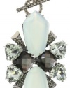 Judith Jack Mint Sterling Silver, Marcasite and Semi Precious Convertible Pendant Necklace