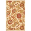 Safavieh Blossom Collection BLM912B Handmade Ivory and Multi Hand-Spun Wool Area Rug, 8-Feet by 10-Feet