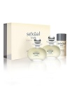 Undeniably clean, masculine and sexy, Séxual Fresh is irresistible. Blended with fresh, juicy mandarin, gentleman's lavender, and Séxual's signature aphrodisiacs, Séxual Fresh envelops you in crisp, cool sexiness.Fragrance Type: Citrus CitrusTop: Italian Bergamot, Cardamon, Coriander, Juicy MandarinMiddle: Refreshing Grapefruit, Chinese Ginger, Juniper Berry, LavenderHeart: Indian Sandalwood, Asian Sage, Green Oak Moss, Warm AmberSet includes:- Eau de Toilette Spray, 4.2 oz./125 mL- Aftershave, 4.2 oz./125 mL- Deodorant Stick, 3 oz./85 g