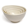 BlissHome Nigella Lawson's Living Kitchen Melamine Mixing Bowls, Cream, Set of 4