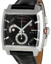 TAG Heuer Men's CAL2110FC6257 Monaco Black Dial Watch