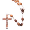 Olive Wood Rosary with Soil From Bethlehem