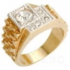 Jewelry - Clear Swarovski Gold Tone Ring