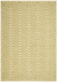 Area Rug 8x10 Rectangle Contemporary Chevron Leaves Color - Safavieh Martha Stewart Rug from RugPal