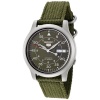 Seiko Men's SNK805 Seiko 5 Automatic Green Canvas Strap Watch