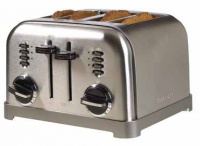 Cuisinart CPT-180FR Classic Brushed 4-Slice Toaster Factory Refurbished, Stainless Steel