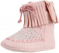 Stuart Weitzman Layette Baby Moctail Boot (Infant/Toddler),Pink,2 M US Infant