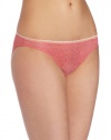 Calvin Klein Women's Lace Instinct Bikini, Begonia, Medium