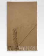 A soft and luxurious throw in the world's softest cashmere. Fringed edges50 X 70CashmereDry cleanImported