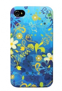 Odoyo Fiesta Collection Case for iPhone 4 and 4S - Aqua (Package include a HandHelditems Sketch Stylus Pen)