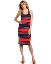 French Connection Women's Jag Stripe Dress, Blue, 10