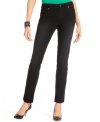 Black petite jeans take the guesswork out of dressing -- they're slimming and chic, with the casual comfort of denim fabric! INC's curvy fit enhances your silhouette with a fabulous fit, too.