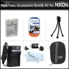 Must Have Accessories Bundle Kit For Nikon Coolpix S800c, S6300 S6200 S8200 AW100 S1200pj S6000 S6100 S8000 S8100 S9100 S9300 P300 S9200 Digital Camera Includes Extended (1100maH) Replacement Nikon EN-EL12 Battery + AC/DC Charger + Hard Case + USB Reader