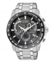 As detailed as it is stylish, this powerful Citizen Eco-Drive watch will keep you on schedule.