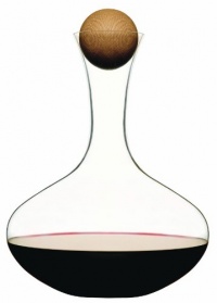 Sagaform 5010116 Wine Carafe with Oak Stopper