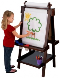 Kidkraft Deluxe Wood Easel- Espresso