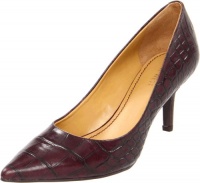 Nine West Women's Austin Pump,Wine Croc,9 M US