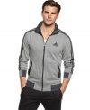 Style for the sportsman. This adidas track jacket can go just about anywhere. (Clearance)