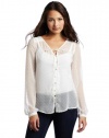 D.E.P.T. Women's Structure Dot Blouse