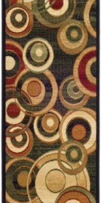 Area Rug 2x12 Runner Traditional Black - Multi Color Color - Safavieh Lyndhurst Rug from RugPal